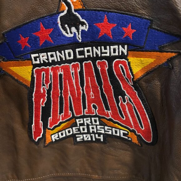 Genuine Rodeo Contestant Leather Jacket - Picture 2 of 9